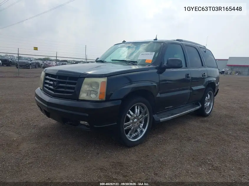 2003 CADILLAC ESCALADE VIN 1GYEC63T03R165448 — фото 2