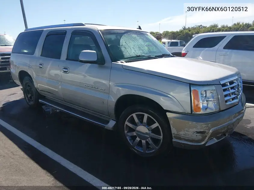 CADILLAC ESCALADE 2006, VIN 3GYFK66NX6G120512