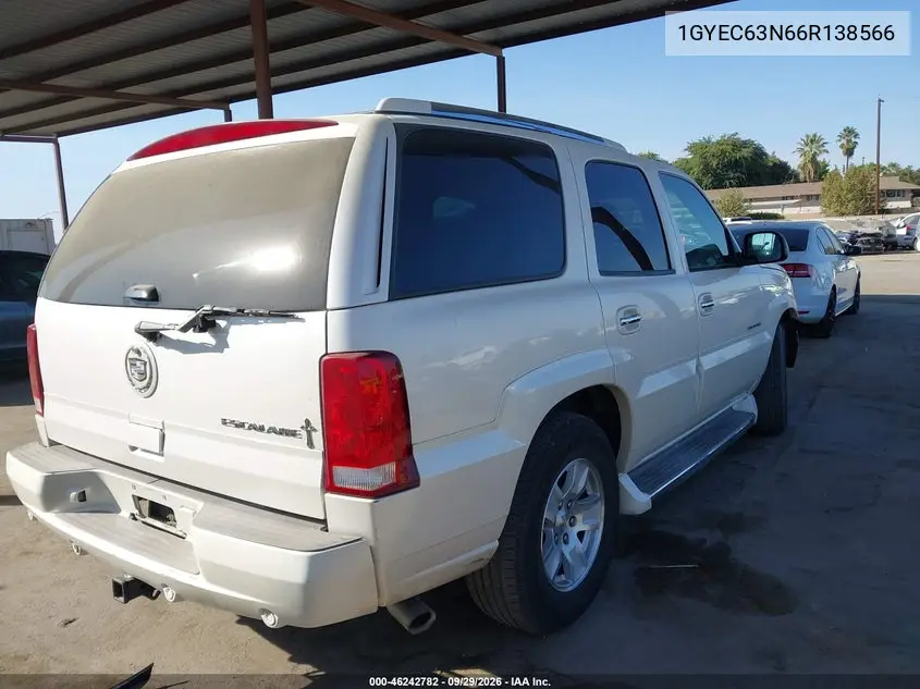 2006 CADILLAC ESCALADE VIN 1GYEC63N66R138566 — фото 4