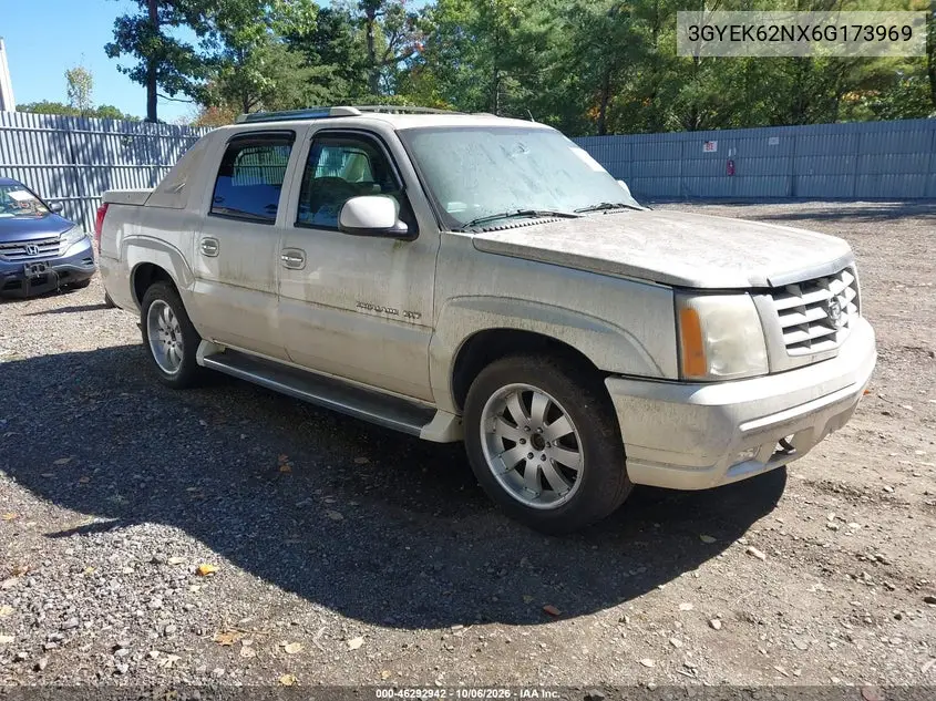 CADILLAC ESCALADE 2006, VIN 3GYEK62NX6G173969