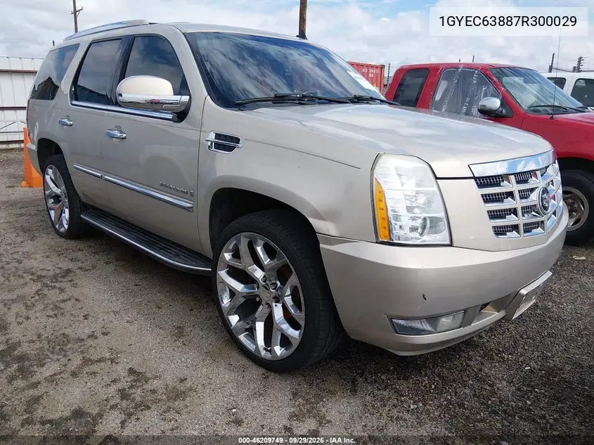 CADILLAC ESCALADE 2007, VIN 1GYEC63887R300029