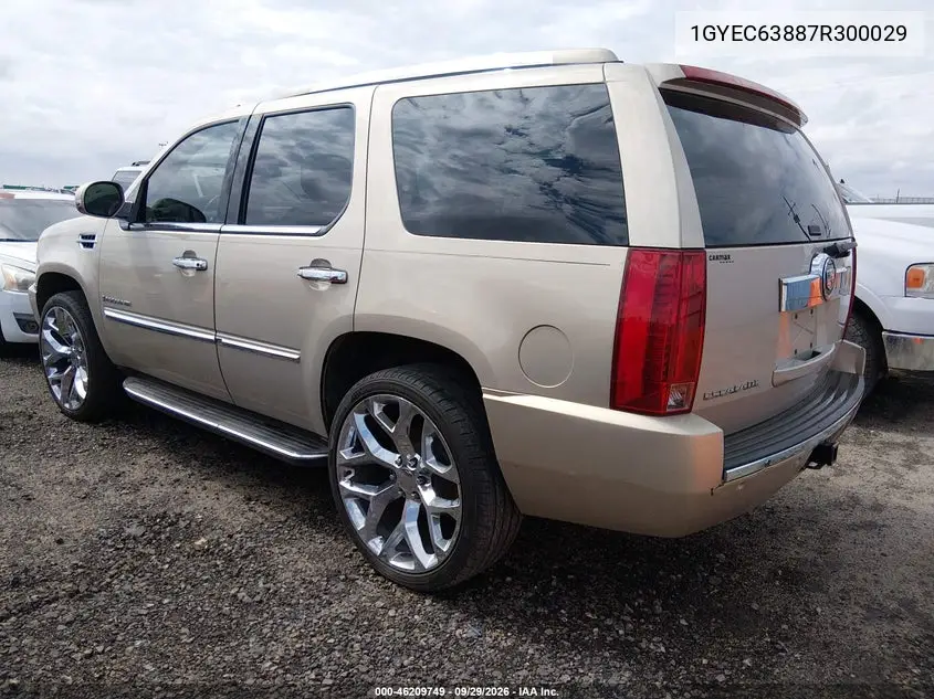 2007 CADILLAC ESCALADE VIN 1GYEC63887R300029 — фото 3