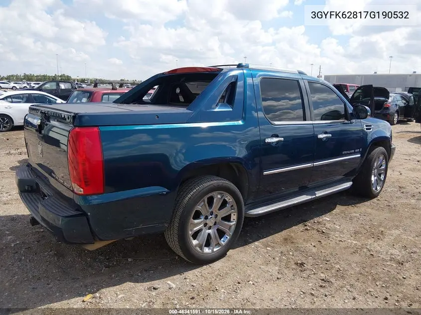 2007 CADILLAC ESCALADE VIN 3GYFK62817G190532 — фото 4