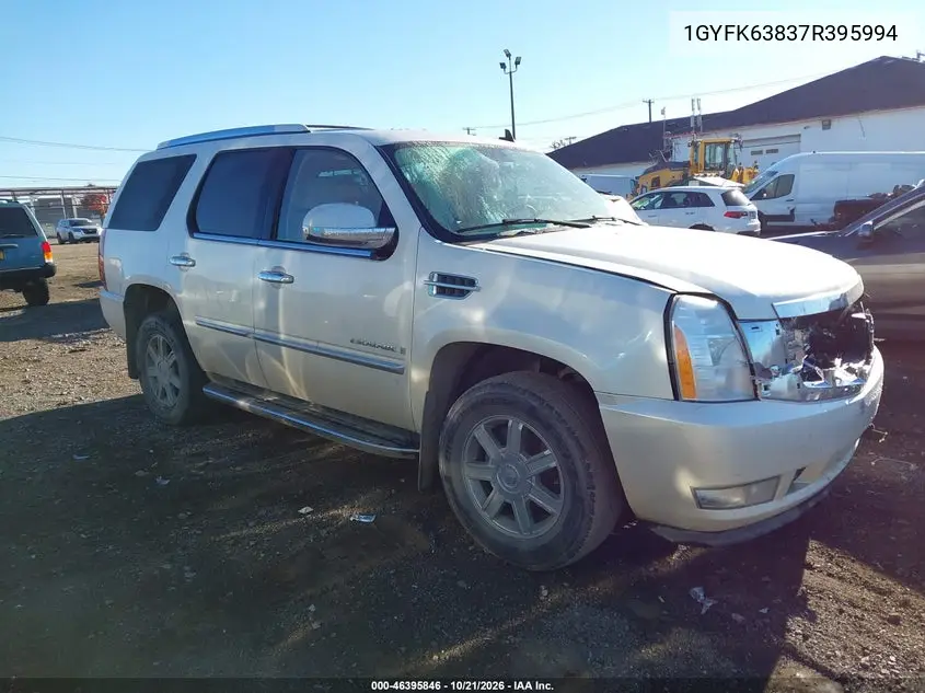 CADILLAC ESCALADE 2007, VIN 1GYFK63837R395994