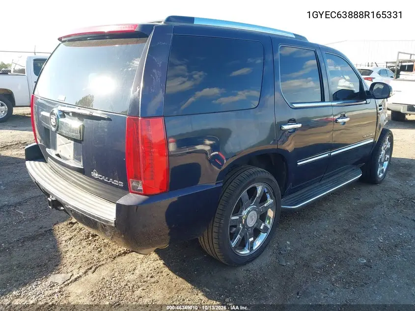 2008 CADILLAC ESCALADE VIN 1GYEC63888R165331 — фото 4