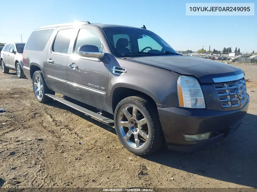 CADILLAC ESCALADE 2010, VIN 1GYUKJEF0AR249095