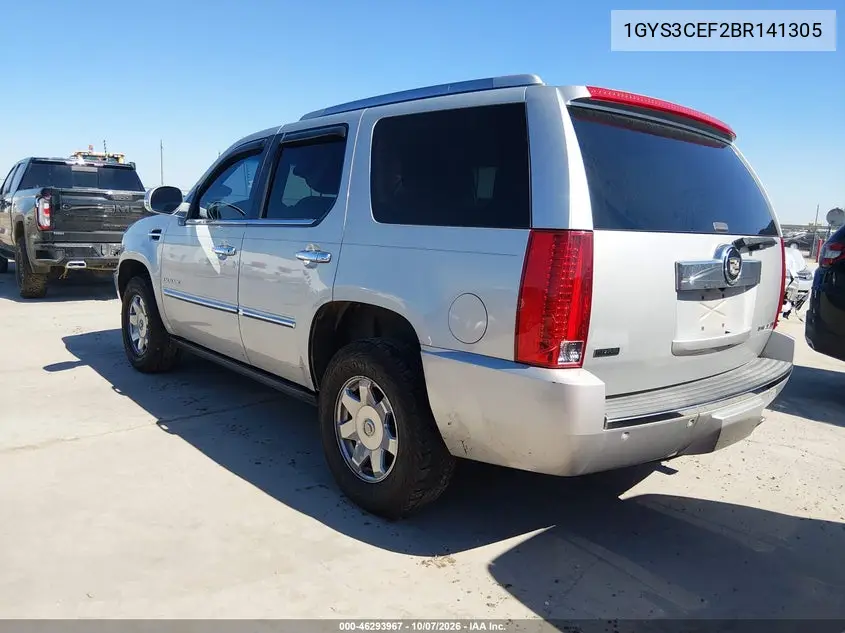 2011 CADILLAC ESCALADE VIN 1GYS3CEF2BR141305 — фото 3
