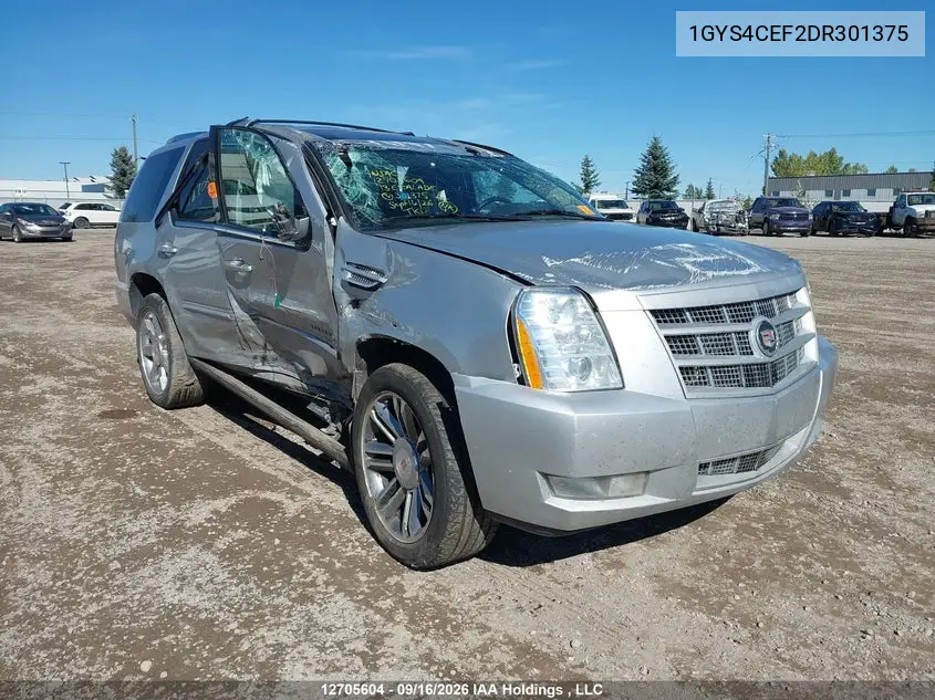 CADILLAC ESCALADE 2013, VIN 1GYS4CEF2DR301375
