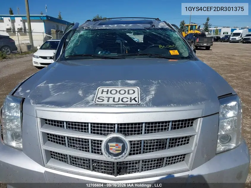 2013 CADILLAC ESCALADE VIN 1GYS4CEF2DR301375 — фото 10