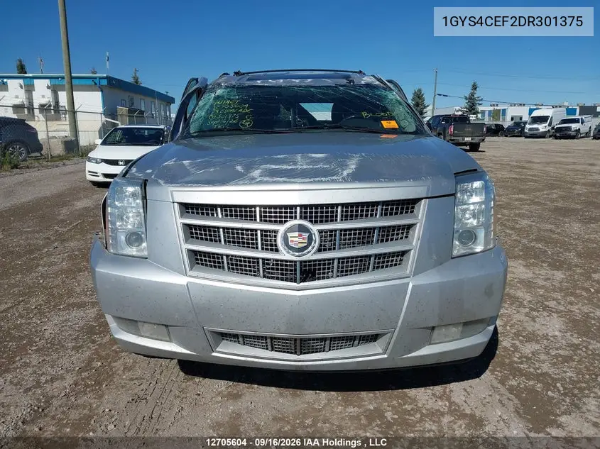 2013 CADILLAC ESCALADE VIN 1GYS4CEF2DR301375 — фото 12
