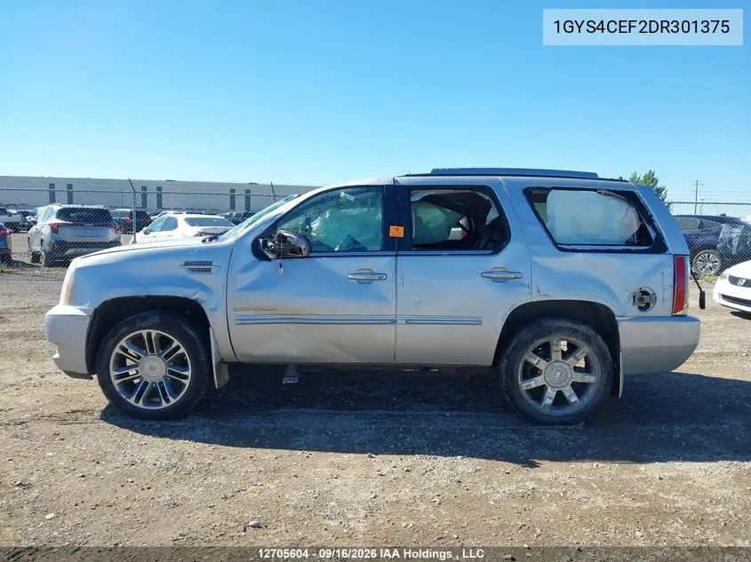 2013 CADILLAC ESCALADE VIN 1GYS4CEF2DR301375 — фото 14