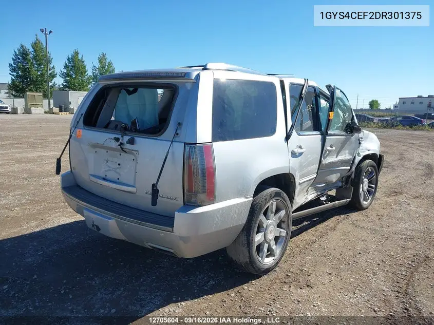 2013 CADILLAC ESCALADE VIN 1GYS4CEF2DR301375 — фото 4