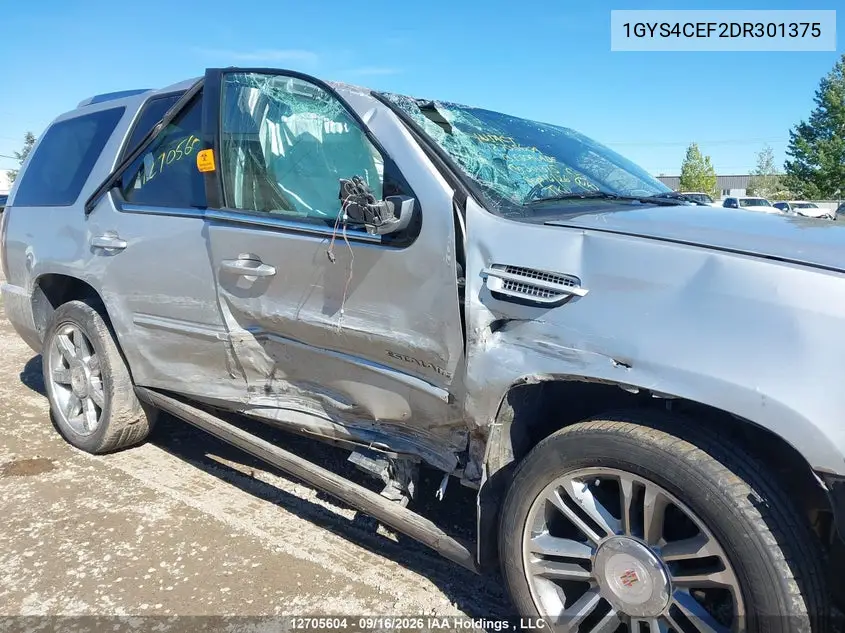2013 CADILLAC ESCALADE VIN 1GYS4CEF2DR301375 — фото 6