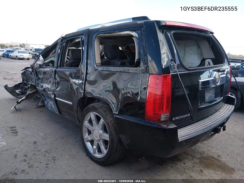 2013 CADILLAC ESCALADE VIN 1GYS3BEF6DR235555 — фото 3