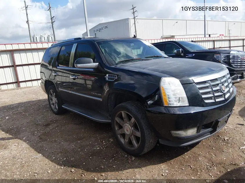 CADILLAC ESCALADE 2014, VIN 1GYS3BEF8ER153120