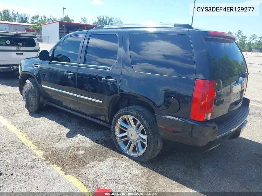 2014 CADILLAC ESCALADE VIN 1GYS3DEF4ER129277 — фото 3