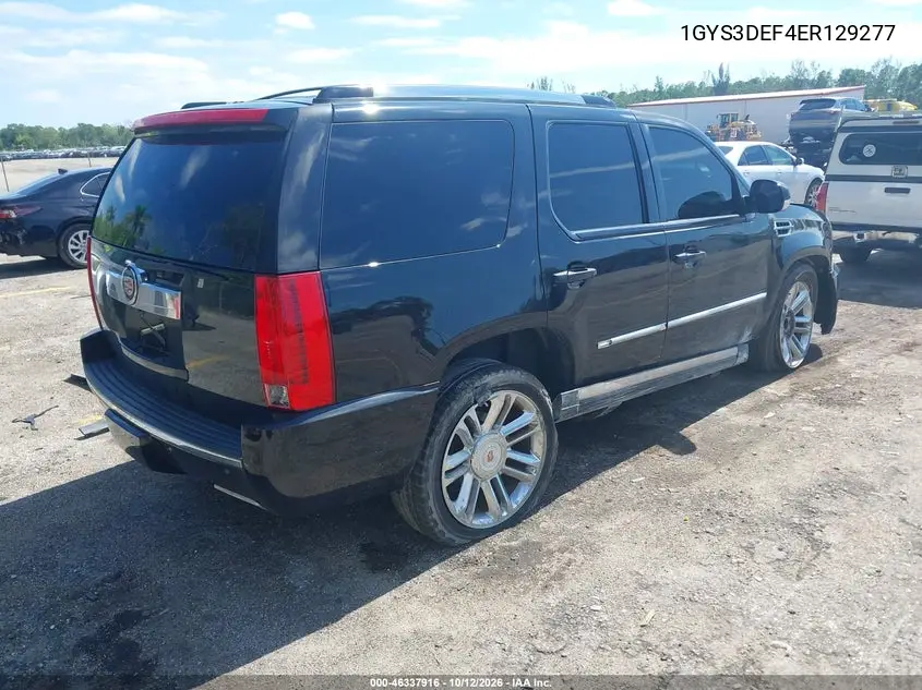 2014 CADILLAC ESCALADE VIN 1GYS3DEF4ER129277 — фото 4