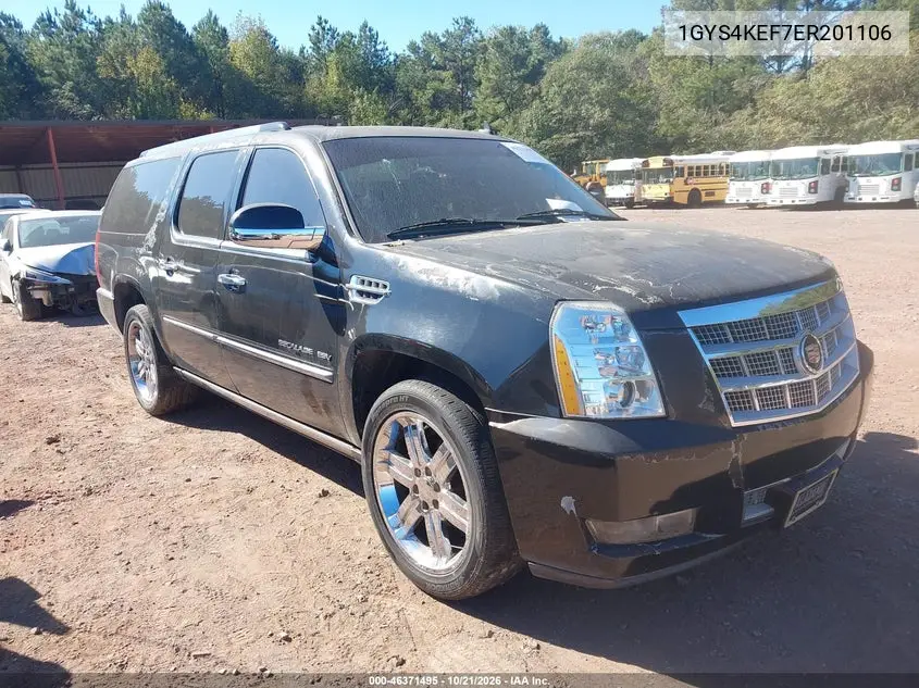 CADILLAC ESCALADE 2014, VIN 1GYS4KEF7ER201106