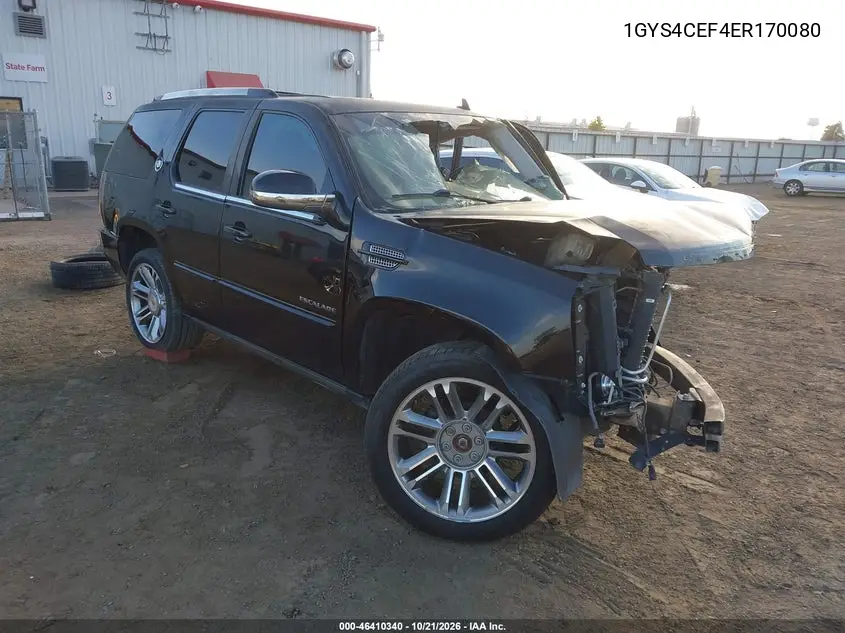 CADILLAC ESCALADE 2014, VIN 1GYS4CEF4ER170080