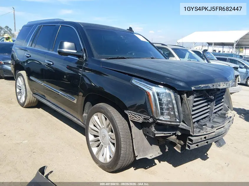 CADILLAC ESCALADE 2015, VIN 1GYS4PKJ5FR682447