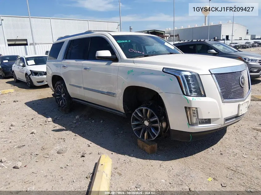 CADILLAC ESCALADE 2015, VIN 1GYS4CKJ1FR209427