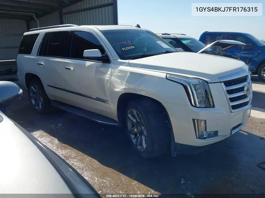 CADILLAC ESCALADE 2015, VIN 1GYS4BKJ7FR176315