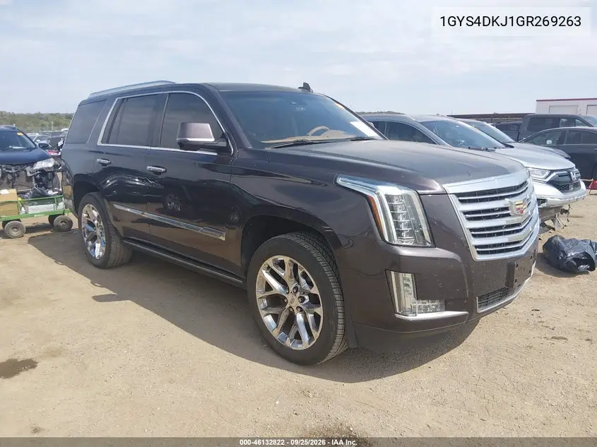 CADILLAC ESCALADE 2016, VIN 1GYS4DKJ1GR269263