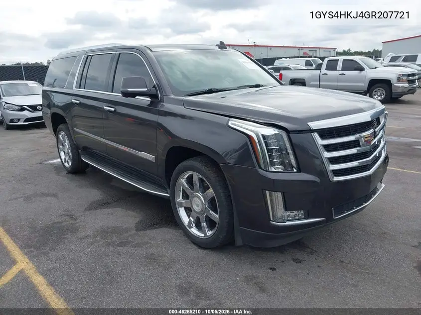 CADILLAC ESCALADE 2016, VIN 1GYS4HKJ4GR207721