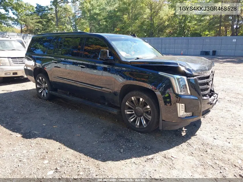 CADILLAC ESCALADE 2016, VIN 1GYS4KKJ3GR468528