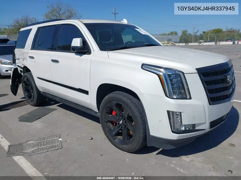 CADILLAC ESCALADE 2017, VIN 1GYS4DKJ4HR337945