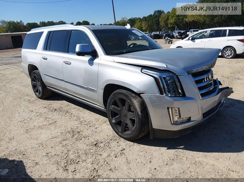 CADILLAC ESCALADE 2018, VIN 1GYS4JKJ9JR149118