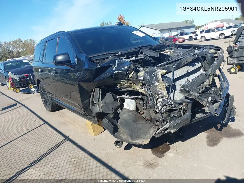 CADILLAC ESCALADE 2022, VIN 1GYS4CKL5NR205901