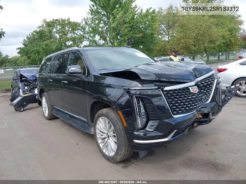 CADILLAC ESCALADE 2025, VIN 1GYS9KRL2SR133312