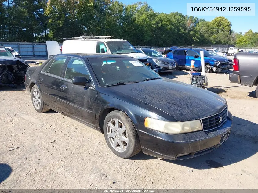 CADILLAC SEVILLE 2002, VIN 1G6KY54942U259595