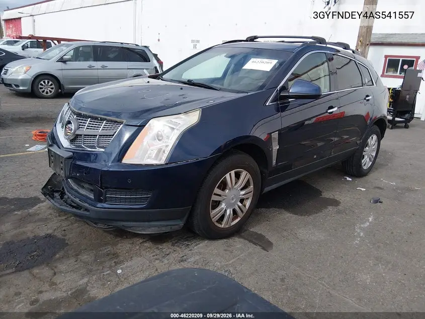 2010 CADILLAC SRX VIN 3GYFNDEY4AS541557 — фото 2