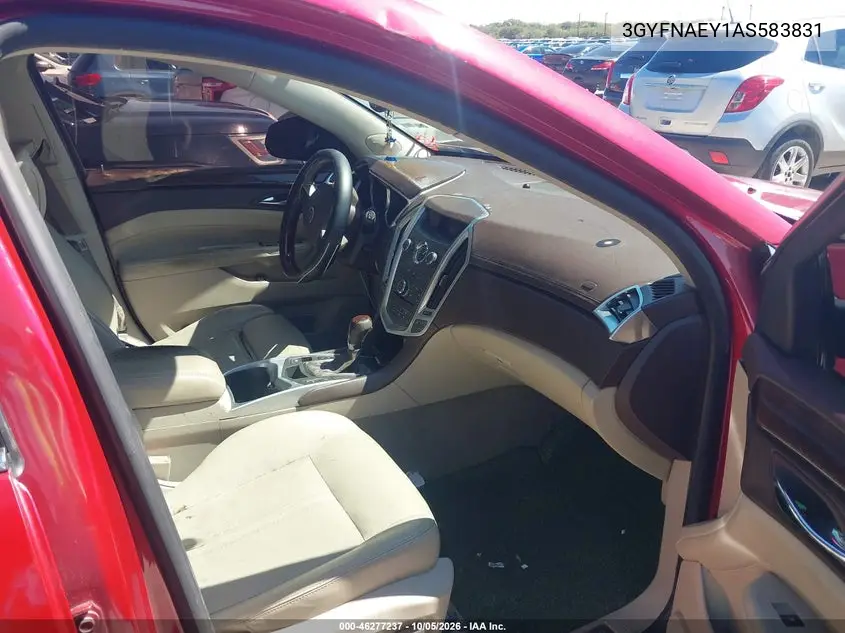 2010 CADILLAC SRX VIN 3GYFNAEY1AS583831 — фото 5