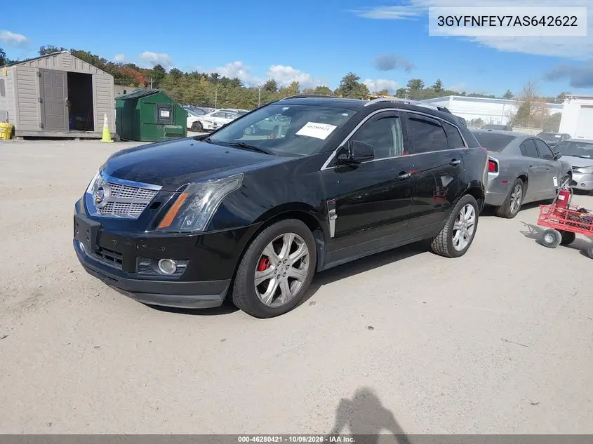 2010 CADILLAC SRX VIN 3GYFNFEY7AS642622 — фото 2