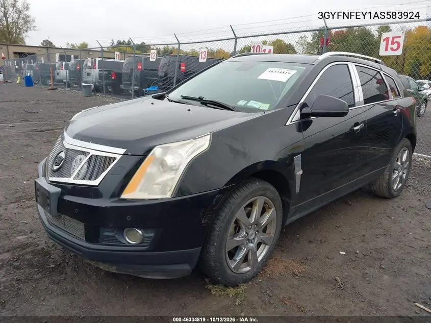 2010 CADILLAC SRX VIN 3GYFNFEY1AS583924 — фото 2