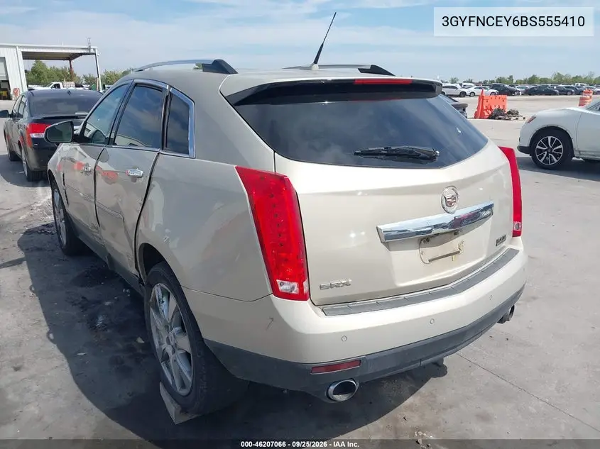 2011 CADILLAC SRX VIN 3GYFNCEY6BS555410 — фото 3
