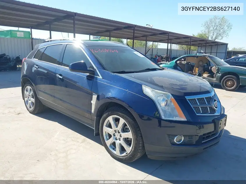 CADILLAC SRX 2011, VIN 3GYFNCEY2BS627140
