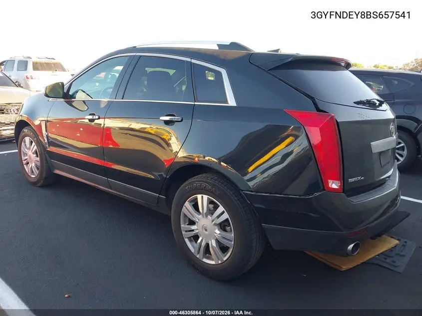 2011 CADILLAC SRX VIN 3GYFNDEY8BS657541 — фото 3