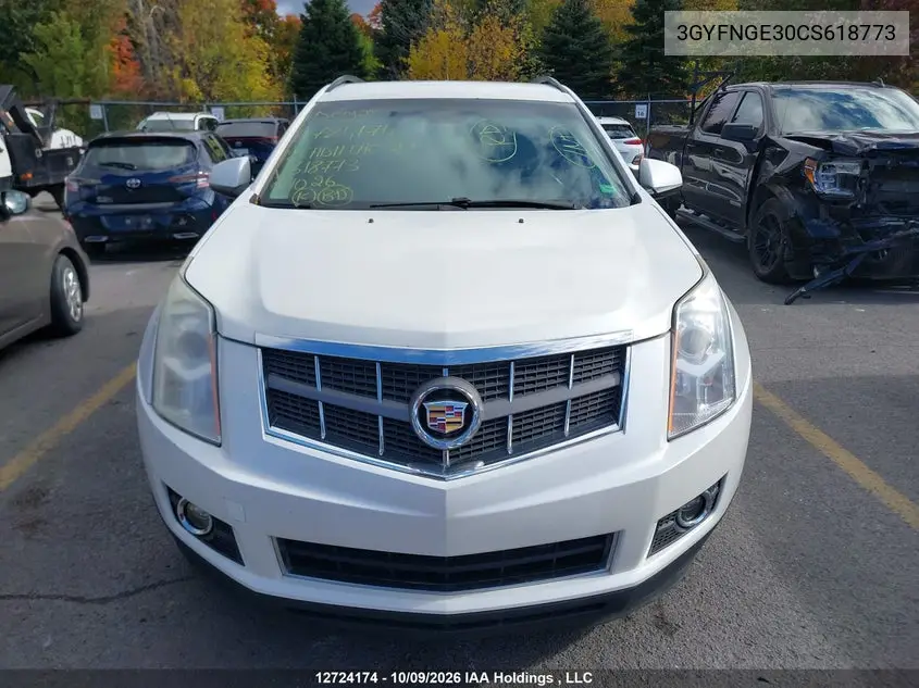 2012 CADILLAC SRX VIN 3GYFNGE30CS618773 — фото 12