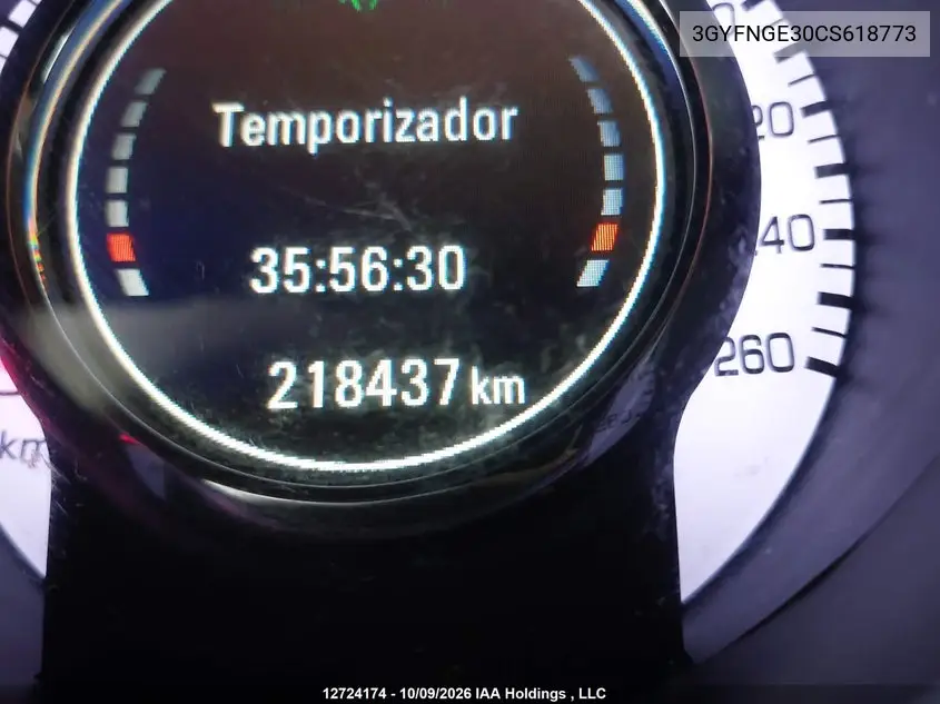 2012 CADILLAC SRX VIN 3GYFNGE30CS618773 — фото 15