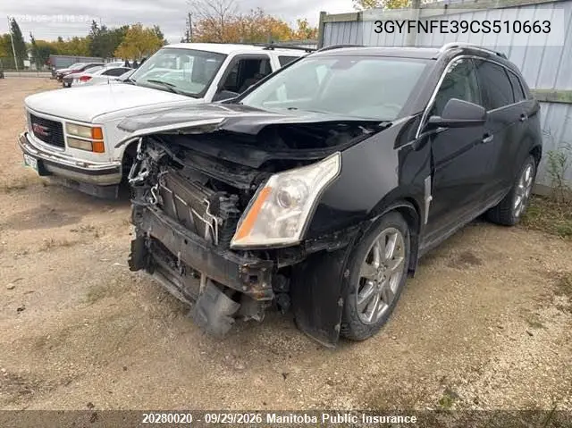 2012 CADILLAC SRX VIN 3GYFNFE39CS510663 — фото 6