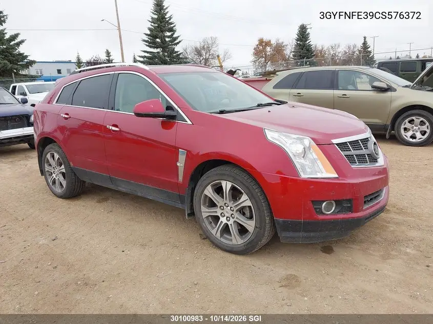 CADILLAC SRX 2012, VIN 3GYFNFE39CS576372