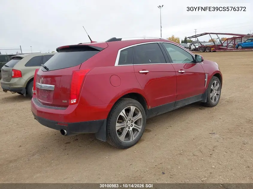 2012 CADILLAC SRX VIN 3GYFNFE39CS576372 — фото 4