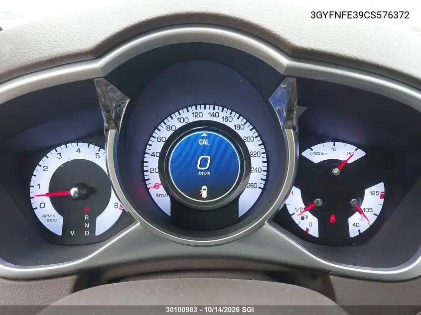 2012 CADILLAC SRX VIN 3GYFNFE39CS576372 — фото 7