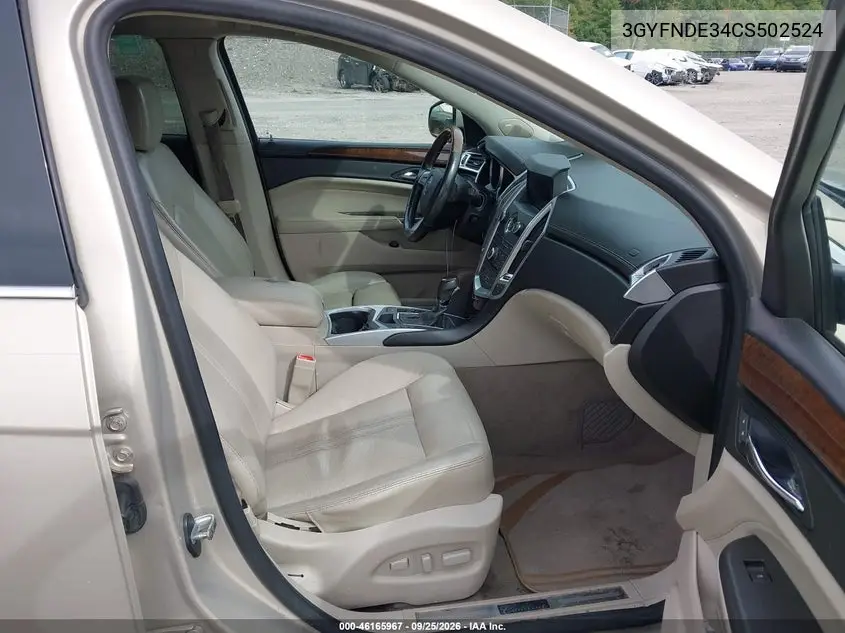 2012 CADILLAC SRX VIN 3GYFNDE34CS502524 — фото 5