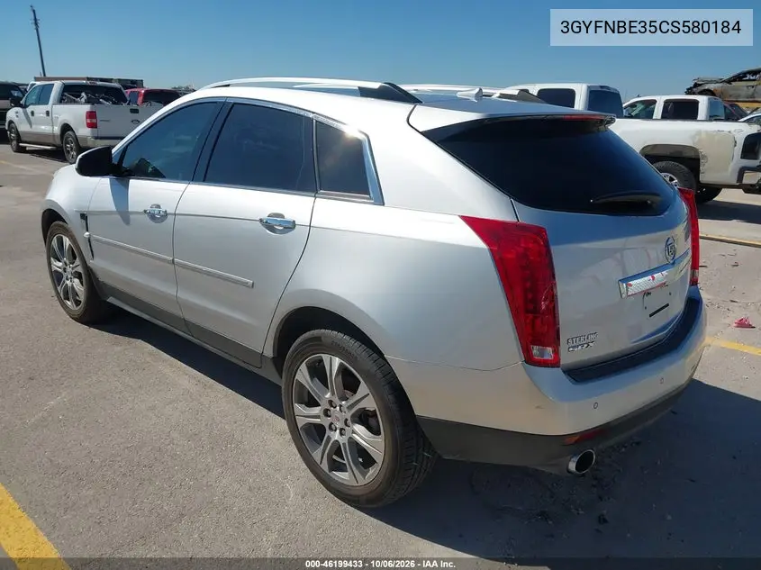 2012 CADILLAC SRX VIN 3GYFNBE35CS580184 — фото 3