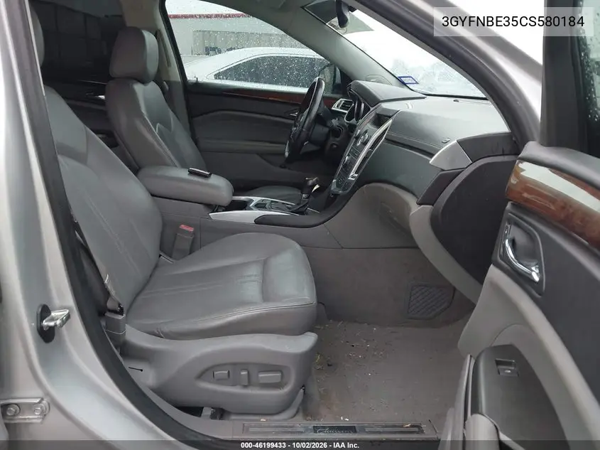 2012 CADILLAC SRX VIN 3GYFNBE35CS580184 — фото 5